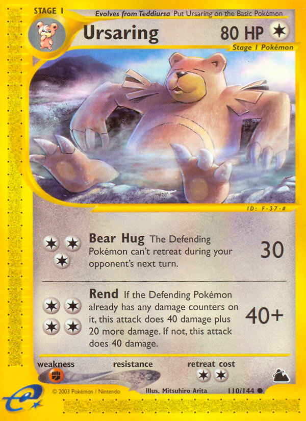 Ursaring (110/144) - Skyridge Pokémon Card