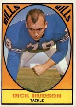 Dick Hudson 1967 Topps #22 Sports Card