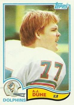 A.J. Duhe 1982 Topps #129 Sports Card