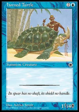 Horned Turtle (Portal) Trading Card