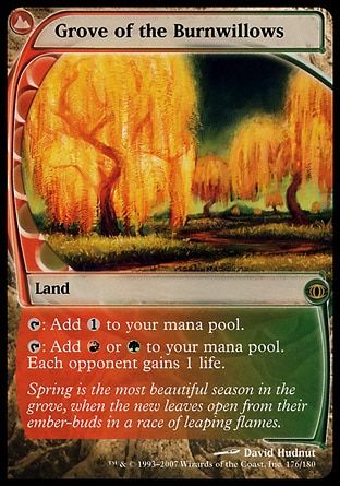 Grove of the Burnwillows (Future Sight) Trading Card