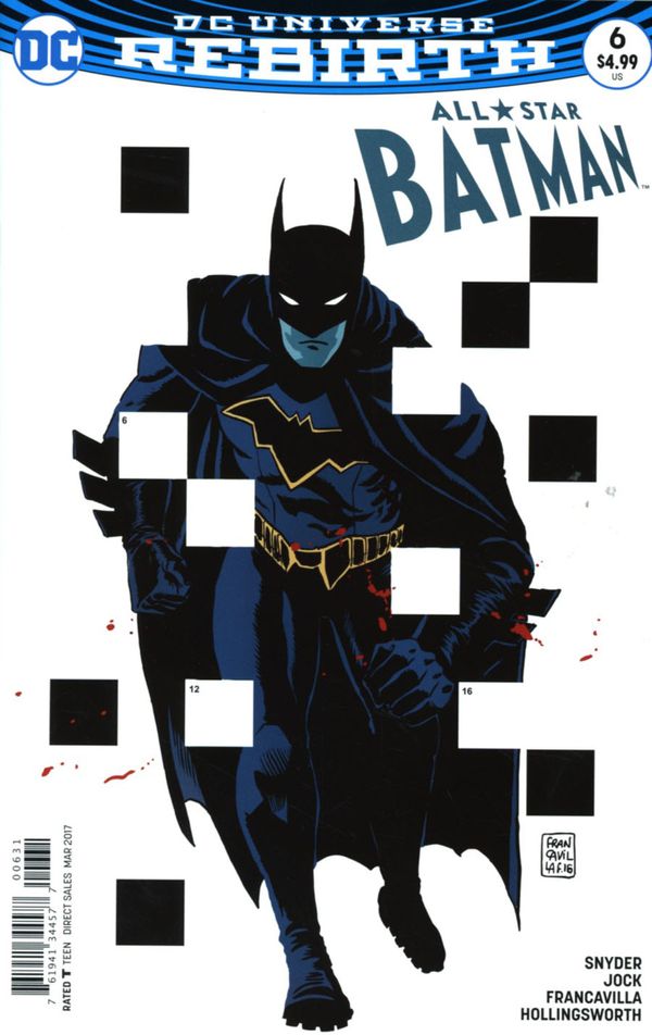 All Star Batman #6 (Francavilla Variant Cover)