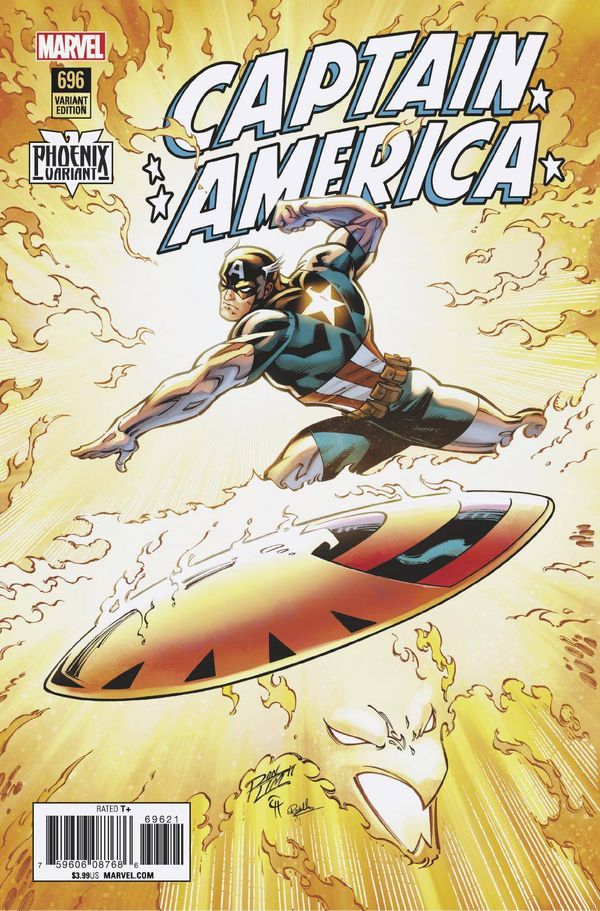 Captain America #696 (Lim Phoenix Variant Leg)