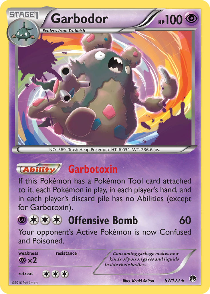 Garbodor (57/122) - BREAKpoint Pokémon Card