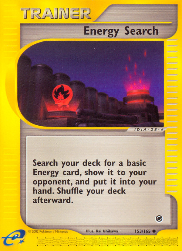 Energy Search (Trainer) (153/165) - Expedition Base Set Pokémon Card