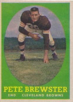 Pete Brewster 1958 Topps #11 Sports Card