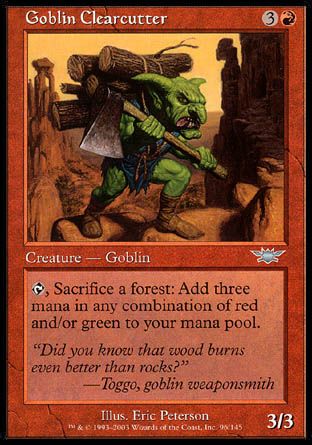 Goblin Clearcutter (Legions) Trading Card