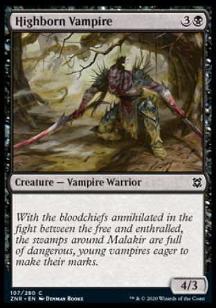 Highborn Vampire (Zendikar Rising) Trading Card