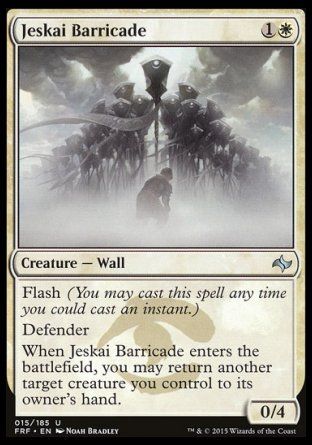 Jeskai Barricade (Fate Reforged) Trading Card