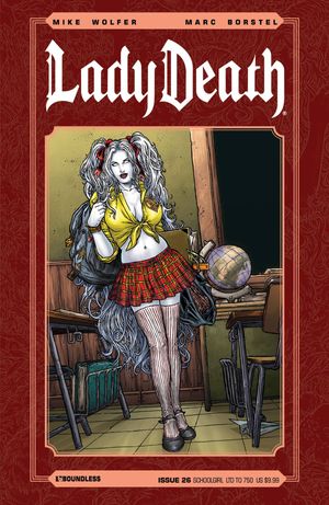Lady Death  #26 (Schoolgirl Cover)