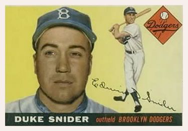 Duke Snider 1955 Topps #210 Sports Card