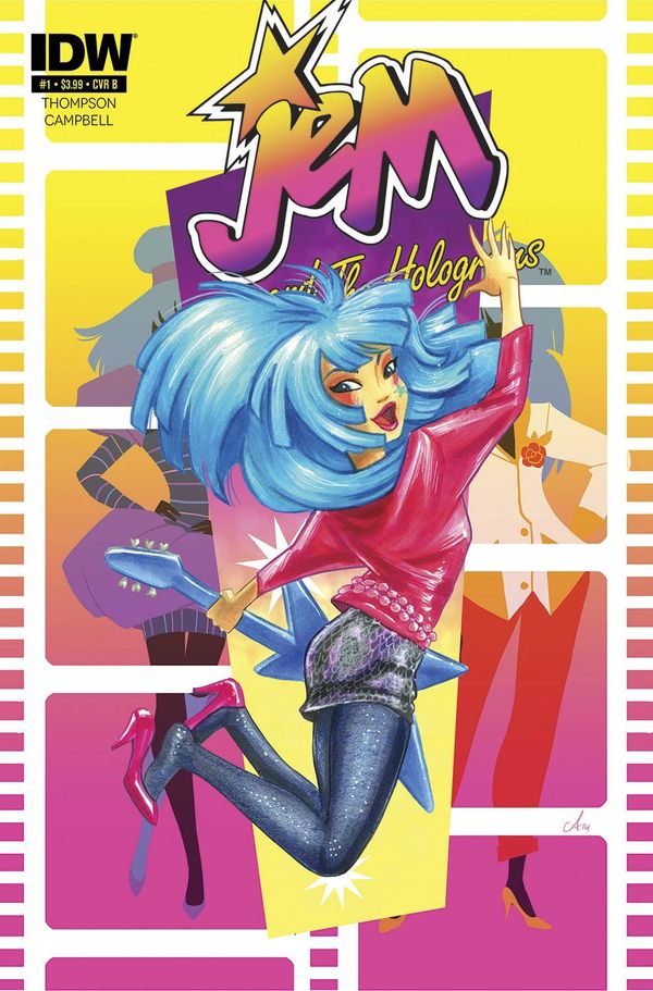Jem &amp; The Holograms #1 (Comp 5 Cover Holographic Foil Box)