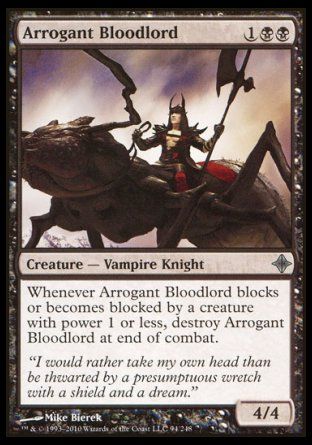 Arrogant Bloodlord (Rise of the Eldrazi) Trading Card