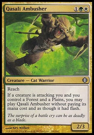 Qasali Ambusher (Shards of Alara) Trading Card