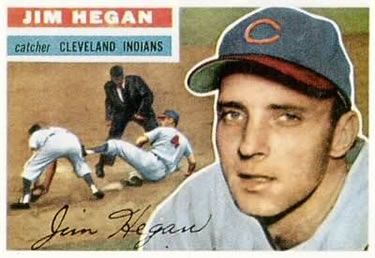 Jim Hegan 1956 Topps #48 Sports Card