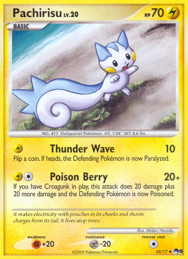 Pachirisu (10/17) - POP Series 9 Pokémon Card