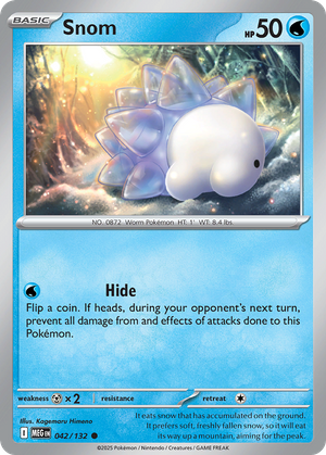 Snom (42/132) - Mega Evolution (Reverse Holo) Value - GoCollect
