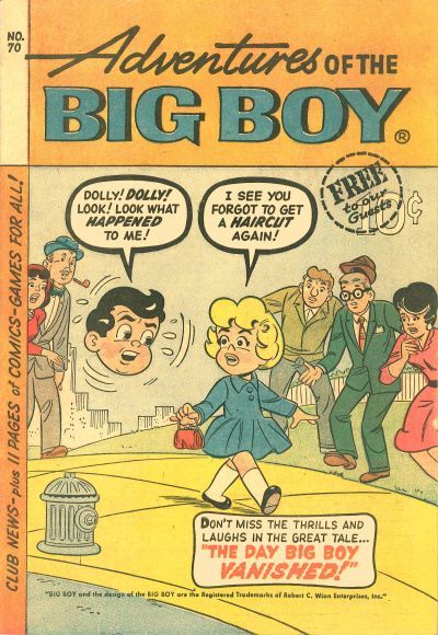 Adventures of Big Boy #70 [West] Comic