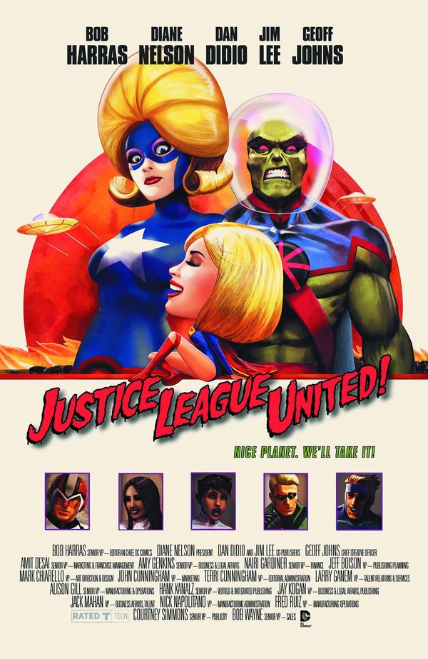 Justice League United #10 (Movie Poster Variant Cover)