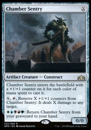 Chamber Sentry (Guilds of Ravnica) Trading Card