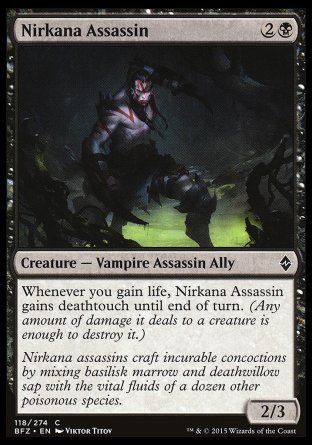 Nirkana Assassin (Battle for Zendikar) Trading Card