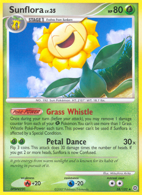 Sunflora (38/132) - Secret Wonders Pokémon Card