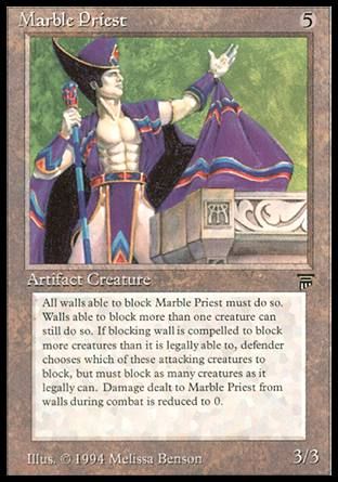 Marble Priest (Legends) Trading Card