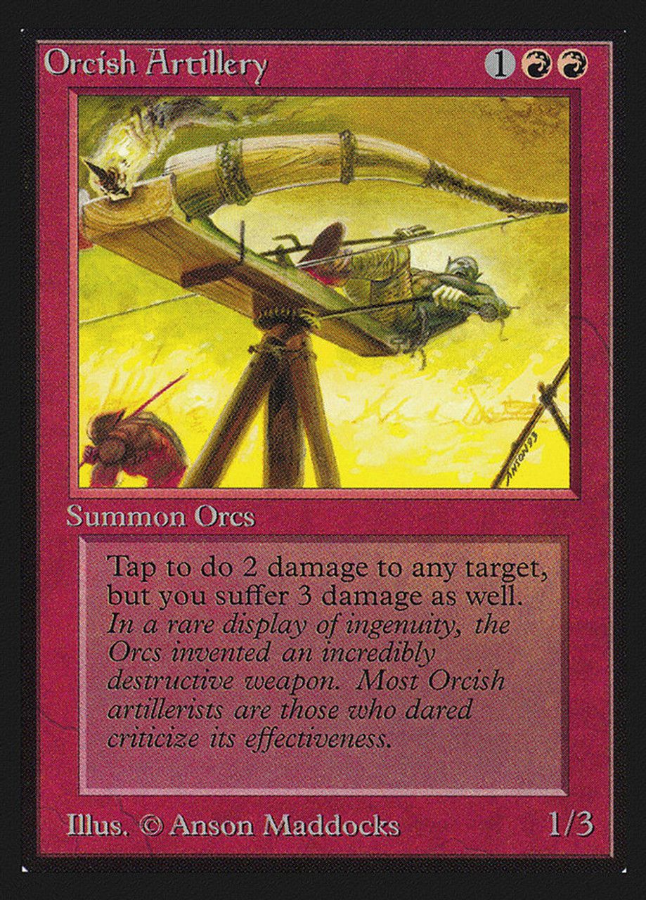 Orcish Artillery (Collector's Edition) Trading Card