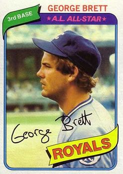 George Brett 1977 Topps baseball Card #580