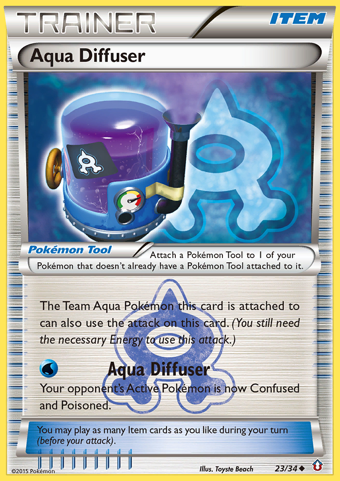 Aqua Diffuser (Trainer: Pokémon Tool) (23/34) - Double Crisis Pokémon Card