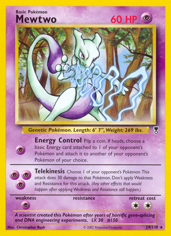 Mewtwo (29/110) - Legendary Collection Pokémon Card