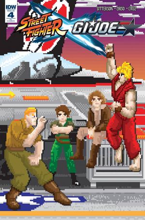 Street Fighter x G.I. Joe #4 (10 Copy Cover)