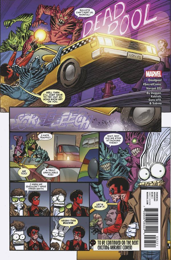 Deadpool #32 (Koblish  Secret Comics Se)