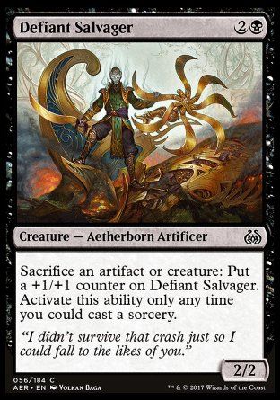 Defiant Salvager (Aether Revolt) Trading Card