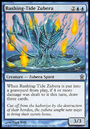 Rushing-Tide Zubera (Saviors of Kamigawa) Trading Card