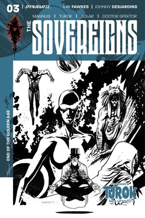 Sovereigns #3 (Cover E 10 Copy Burnett B&w In)