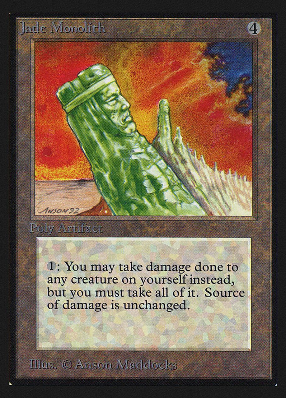 Jade Monolith (Collector's Edition) Trading Card