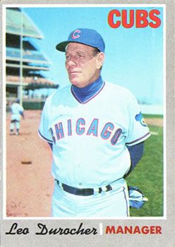  1969 Topps # 147 Leo Durocher Chicago Cubs (Baseball