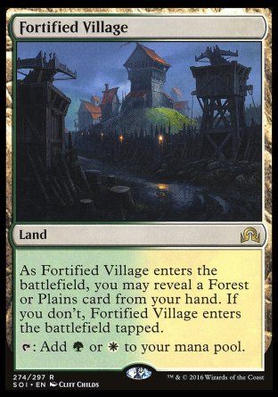 Fortified Village (Shadows over Innistrad) Trading Card