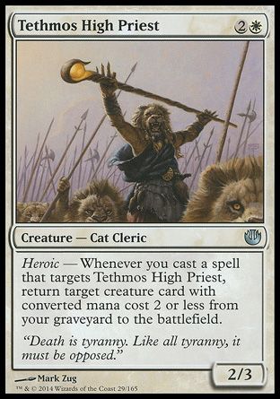 Tethmos High Priest (Journey into Nyx) Trading Card