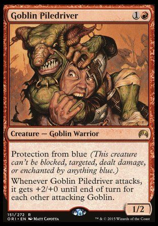 Goblin Piledriver (Magic Origins) Trading Card