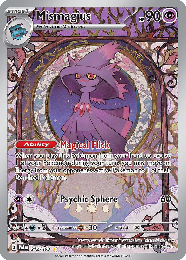 Mismagius (212/193) - Paldea Evolved Pokémon Card