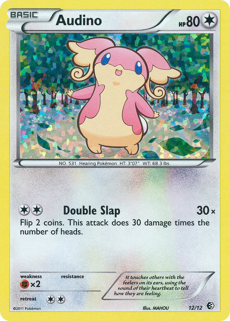 Audino (12/12) - McDonald's Collection 2011 Pokémon Card