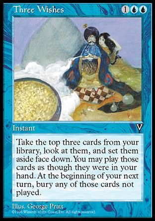 Three Wishes (Visions) Trading Card