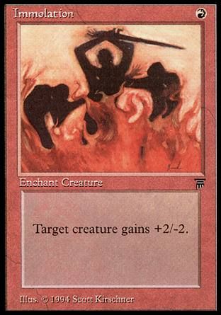 Immolation (Legends) Trading Card