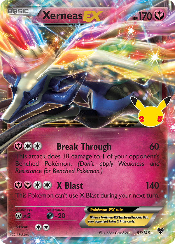 Xerneas EX (97/25) - Celebrations: Classic Collection