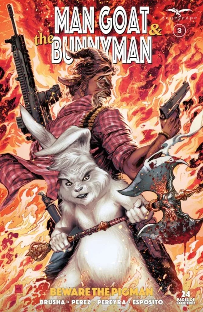 Man Goat & The Bunnyman: Beware of The Pigman #3 Comic