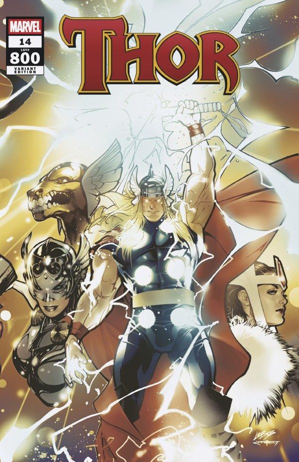 Mortal Thor #14/ Thor #800 (Pablo Villalobos 800 Celebration Wraparound Variant) Comic