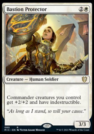 Bastion Protector (Innistrad Midnight Hunt Commander Decks) Trading Card