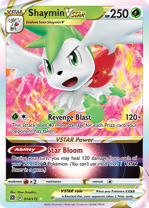 Shaymin VSTAR (14/172) - Brilliant Stars